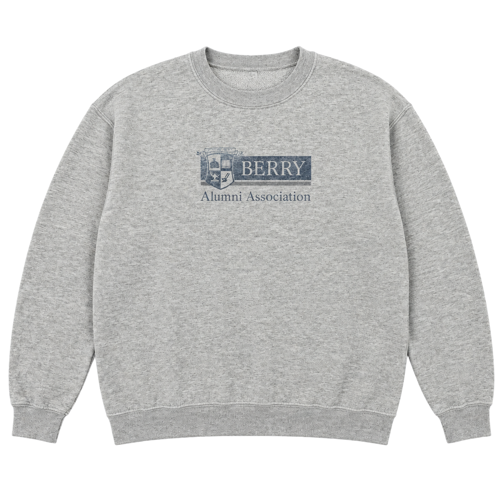 1672 Gildan Berry Alumni Association Size L Grey Sweatshirt 1