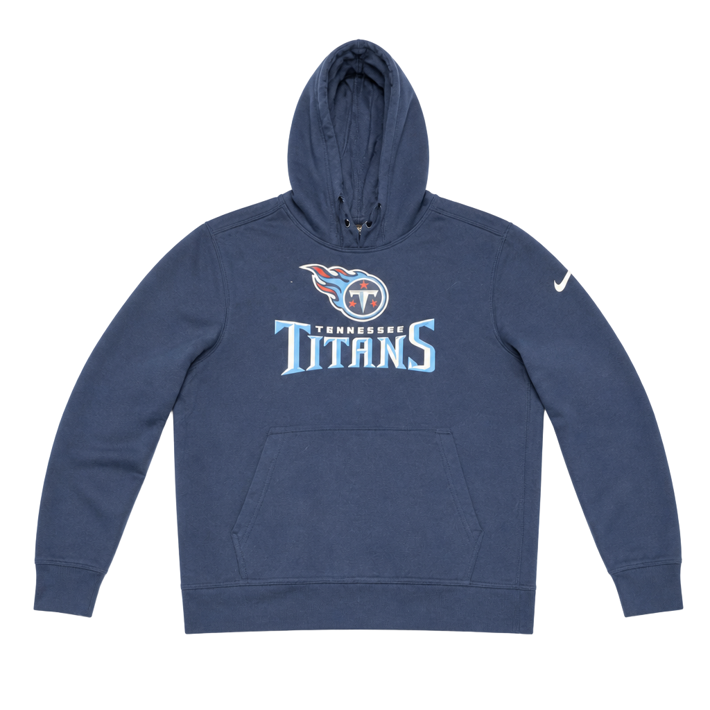 Nike NFL Tennessee Titans Blue Pullover Hoodie Sweatshirt Size Large 1