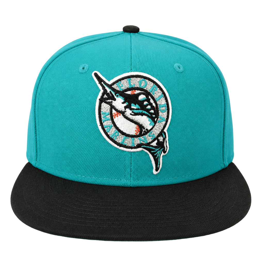 New Era Florida Marlins Snapback Hat 1