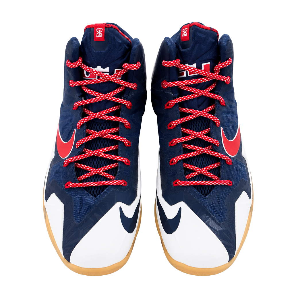 Nike LeBron 11 Independence Day Navy White Red Basketball Shoes 616175-164 1