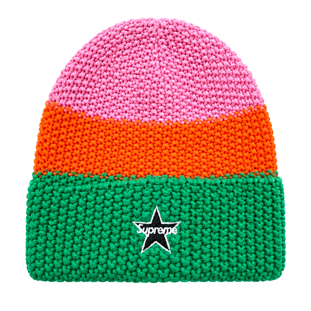 Supreme Alpine Beanie Pink Orange Green FW20 1