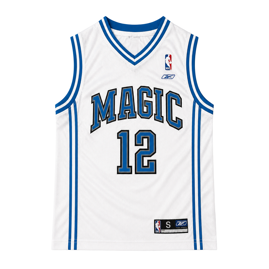 Reebok Orlando Magic Dwight Howard #12 Youth Small White NBA Basketball Jersey 1