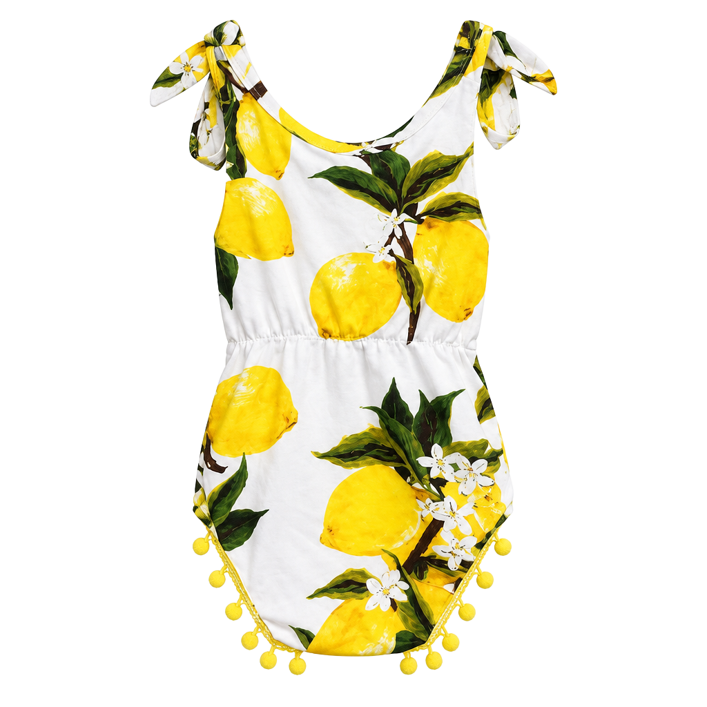 Lemon romper size 6-9m 1