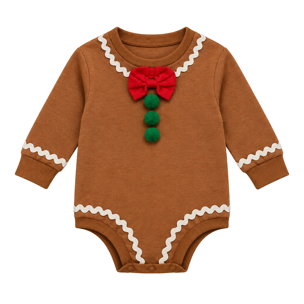 Gingerbread top 3-6m 1