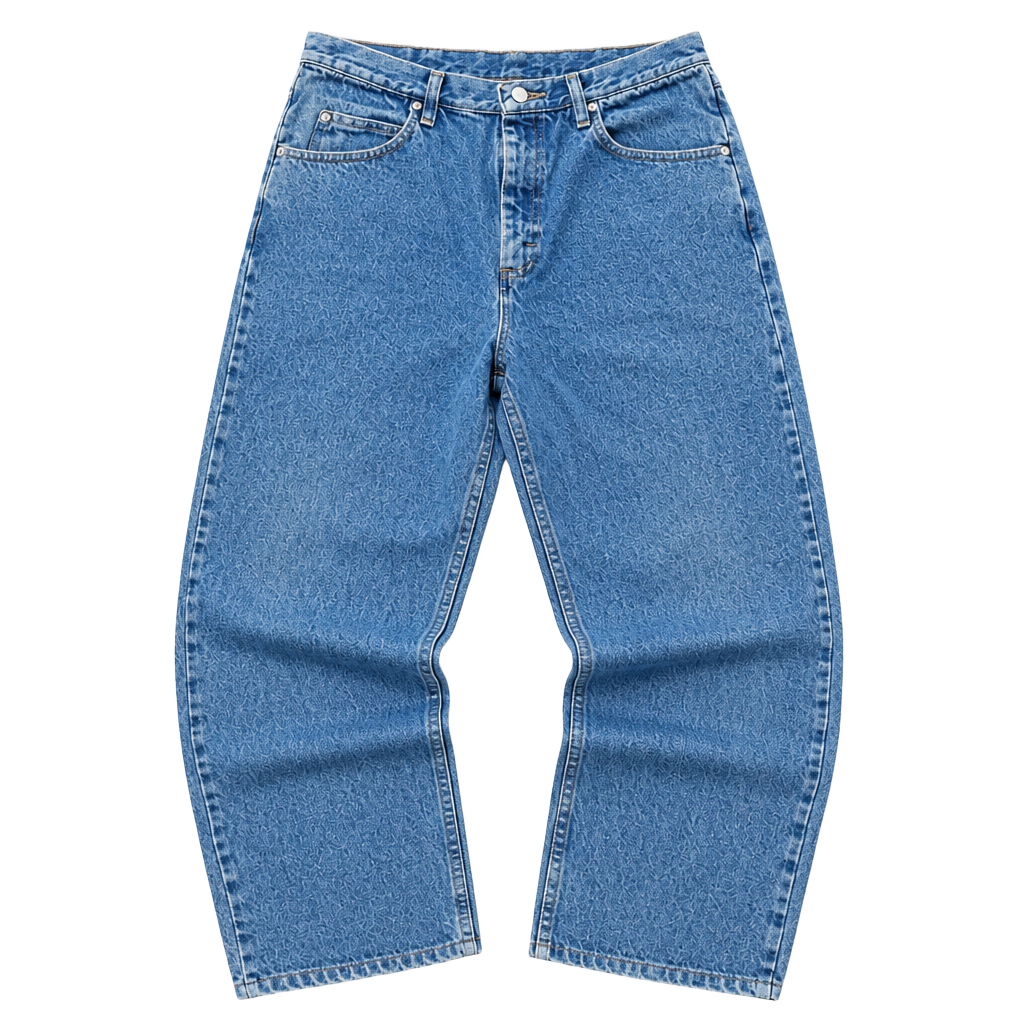 Wrangler Relaxed Fit Blue Denim Jeans 34x32 976T1DR 1