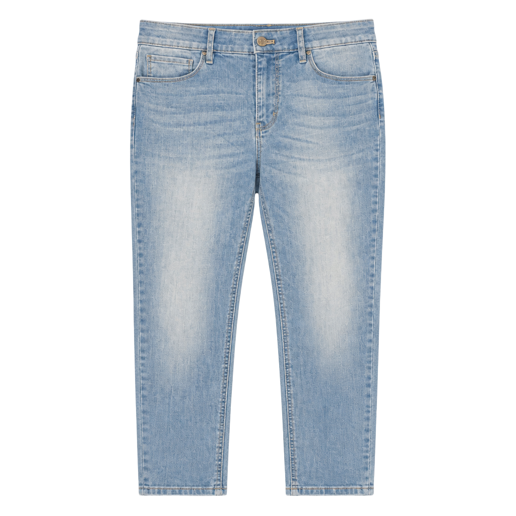 WHBM Light Wash Cropped Denim Jeans Size 8 1