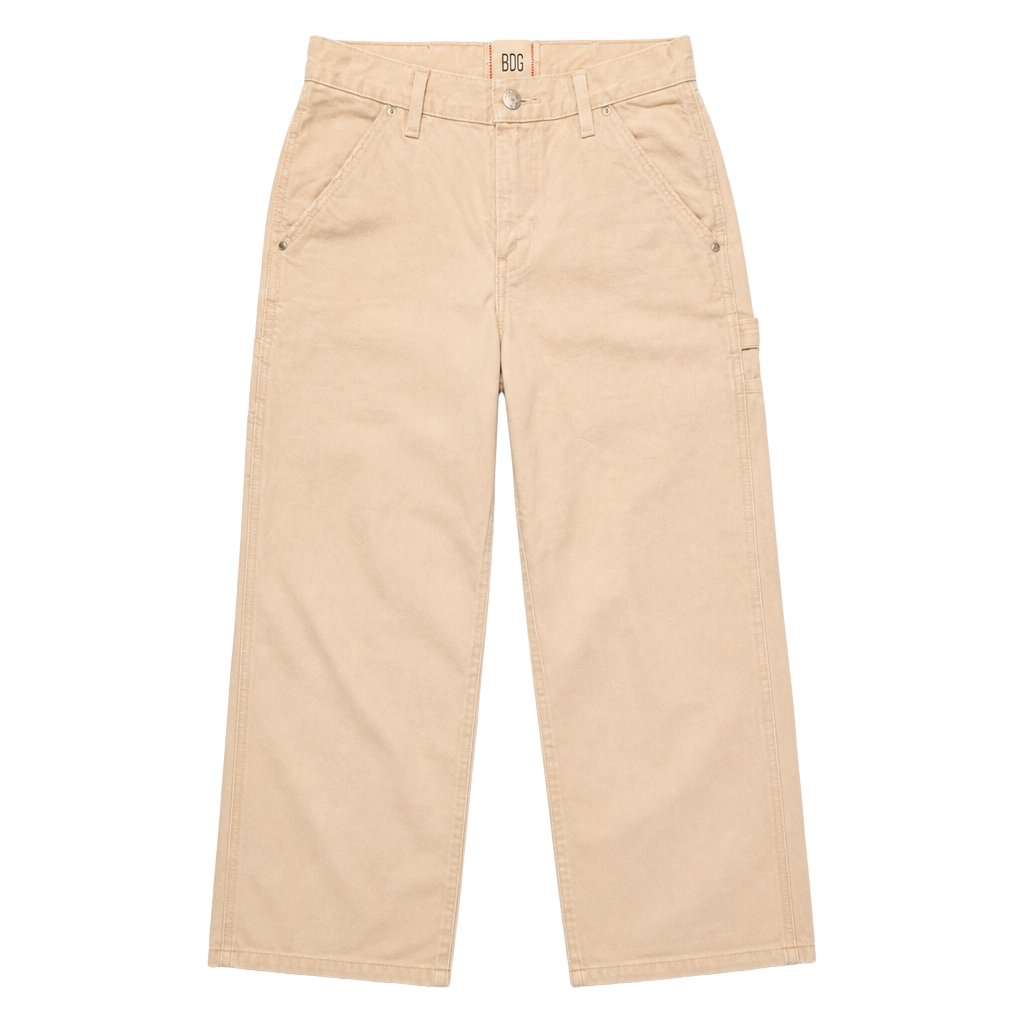 BDG Urban Outfitters Beige Canvas Carpenter Pants Utility Jeans 1