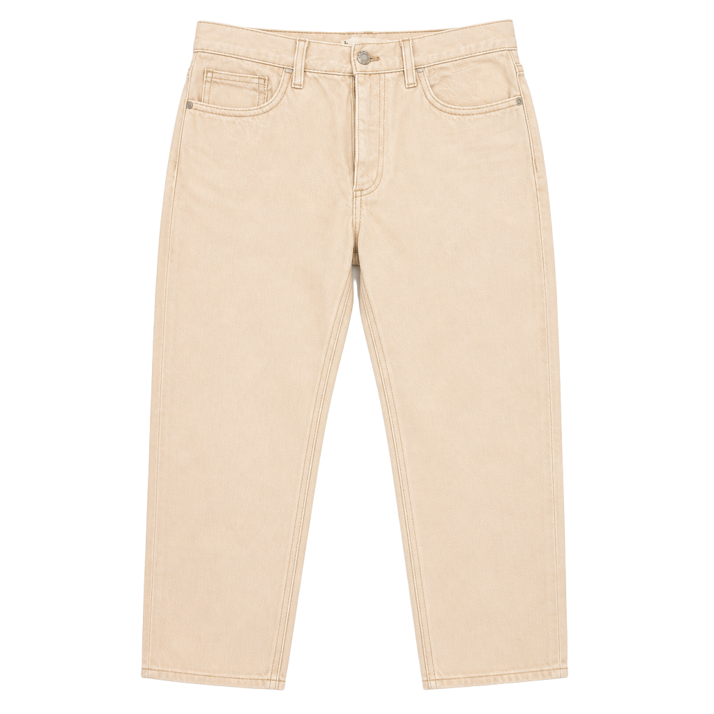 Mango Matilda Ecru Denim Jeans 1