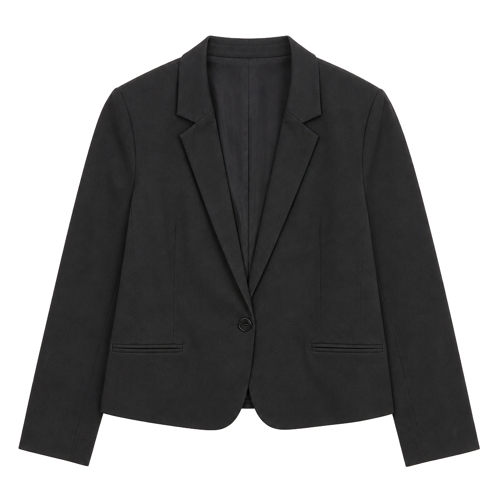 Forever 21+ Plus Size Blazer Size 3X Black Single Button Suit Jacket 1