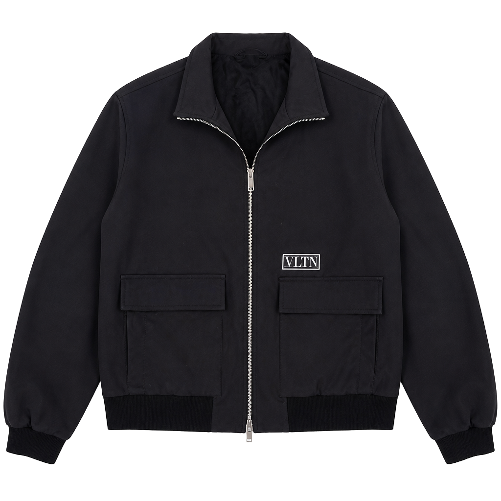 Valentino Logo Bomber Jacket Size US 40 1