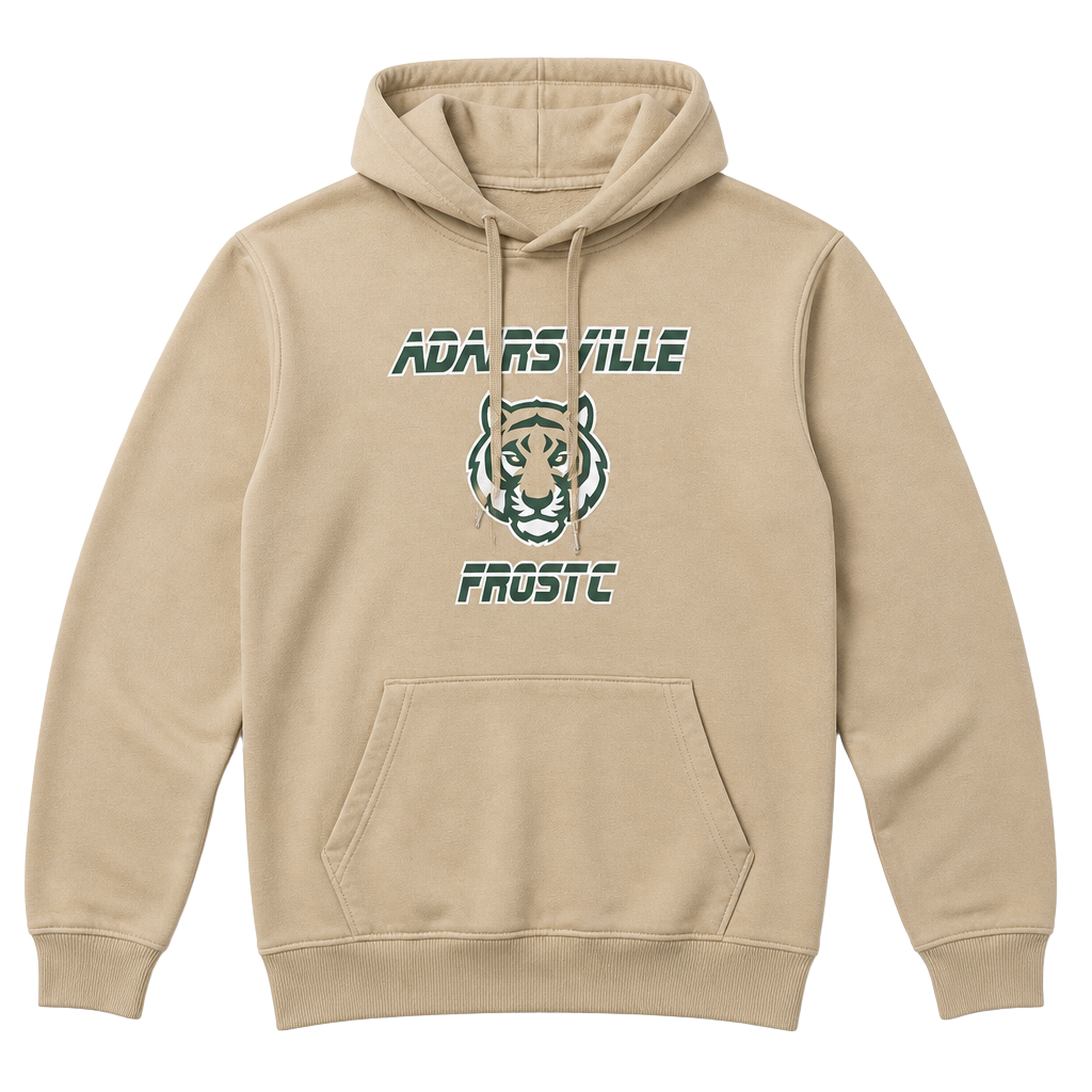 Augusta Sportswear Adairsville JROTC Tiger Hoodie Size L Khaki 1
