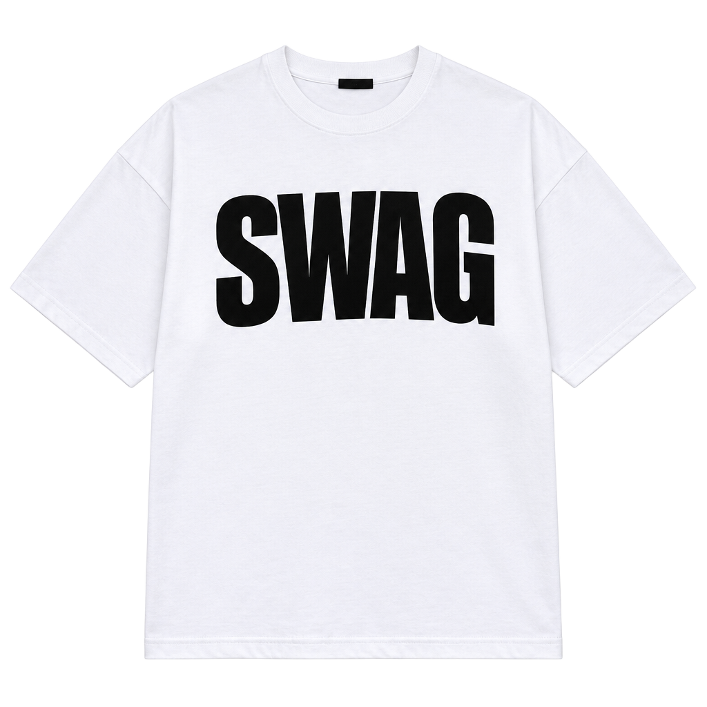 SWAG Graphic T-Shirt White Size M 1