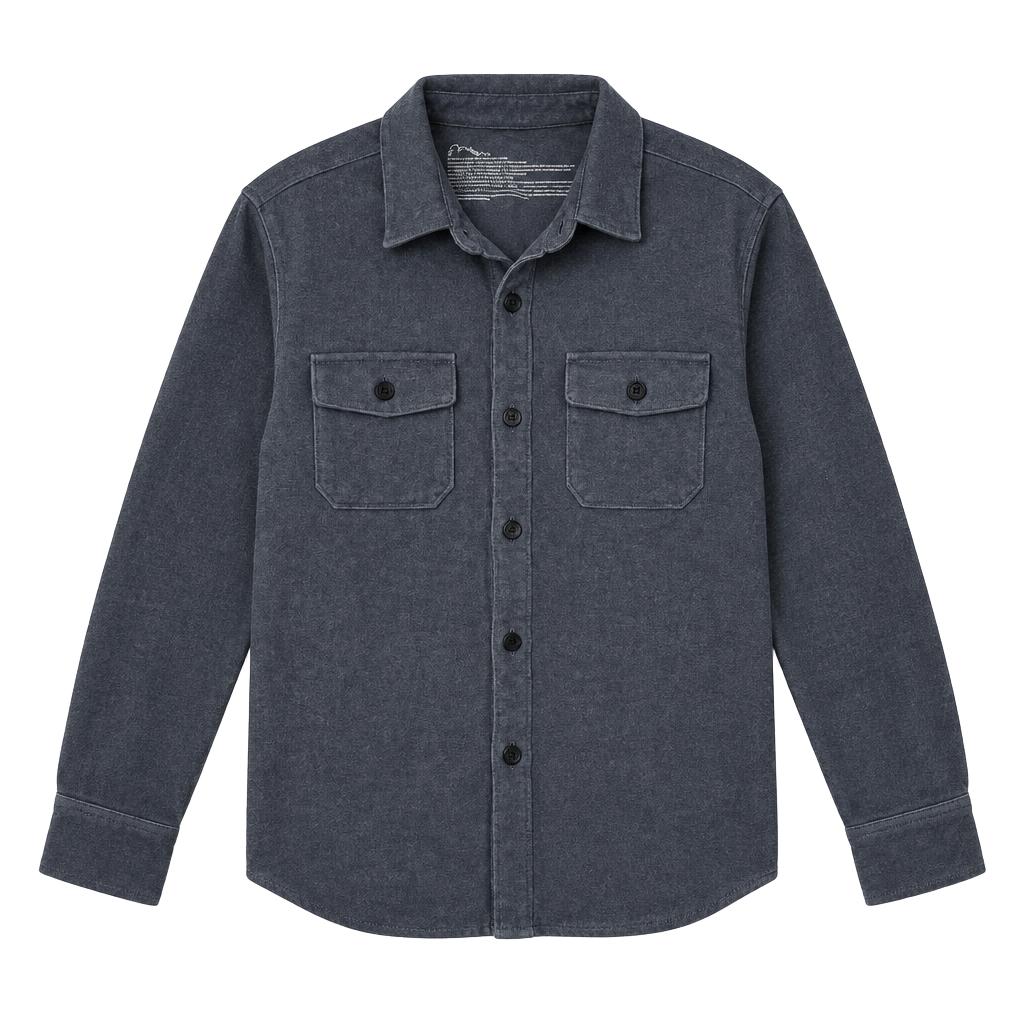 Art Class Shirt Jacket Size M (8 ) KIDS Blue Corduroy Button-Up 1