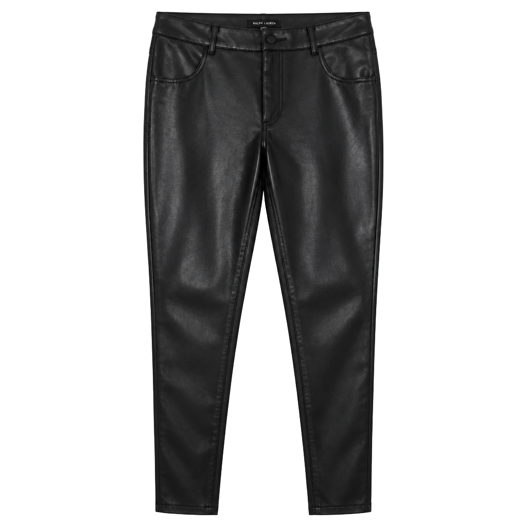 Blue Steel Faux Leather Pants Size 40 Black 1
