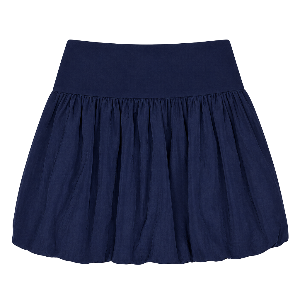 A New Day Bubble Skirt Size 4 Navy Blue Mini 1