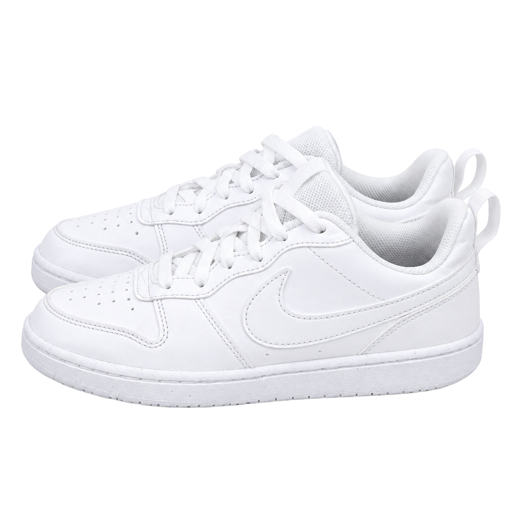 Nike Court Borough Low Recraft White Sneakers, Kids 4.5 1