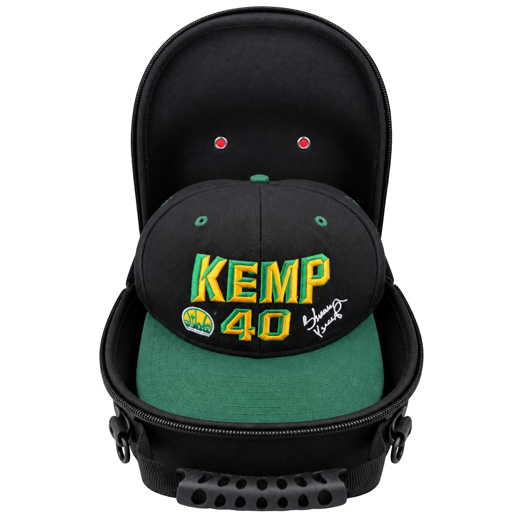 Seattle SuperSonics Shawn Kemp 40 Snapback Hat Cap with embroidered signature. 1