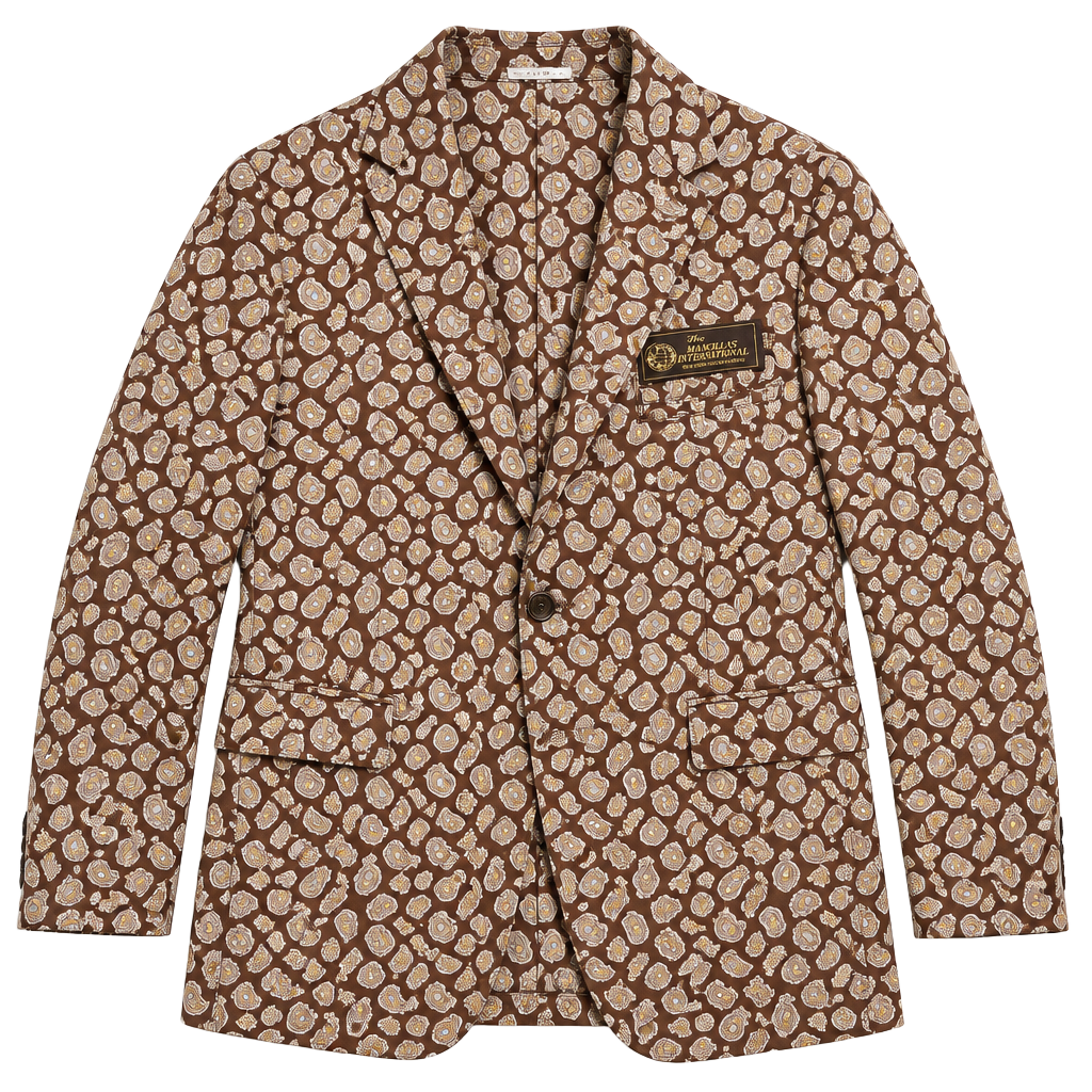 Vintage Mancillas International 100% Camel Hair Sport Coat Jacket Paisley Lining 1