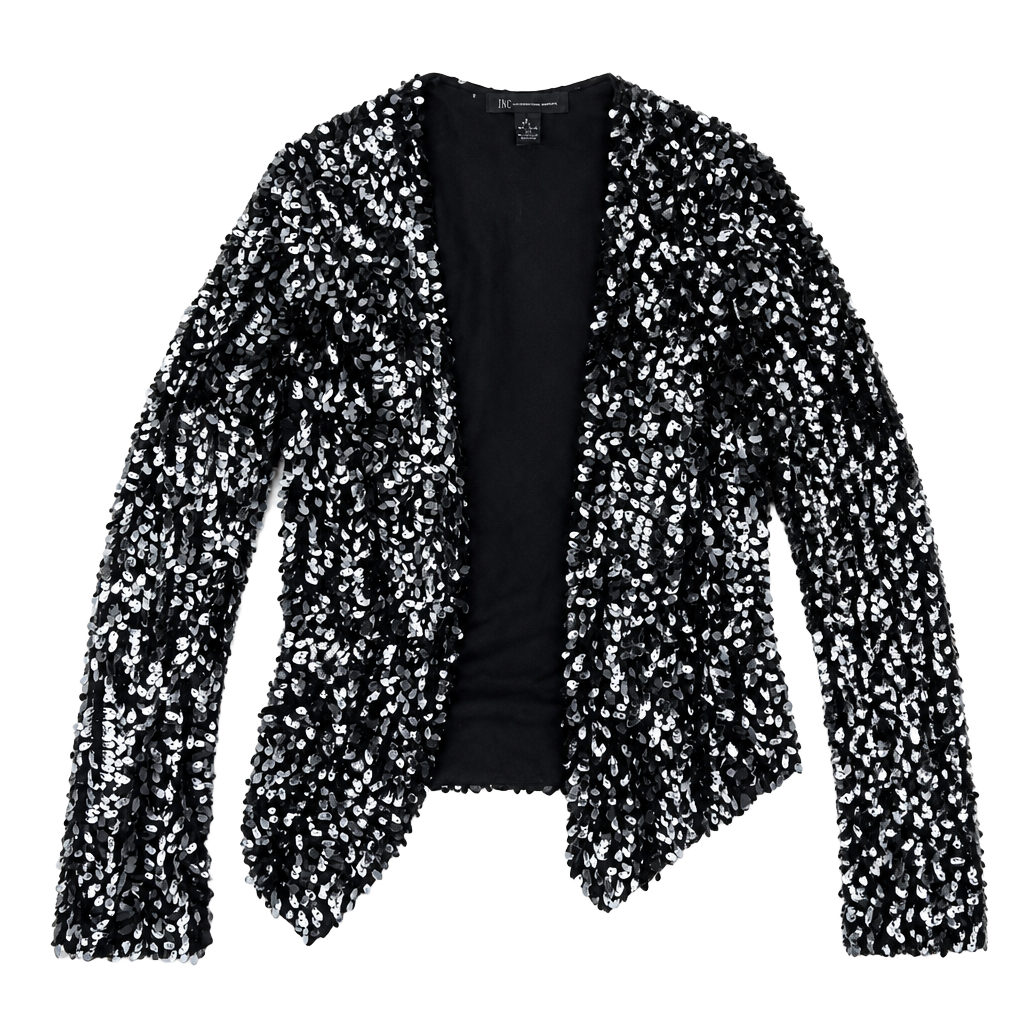 INC International Concepts Sequin Cardigan NWT 1