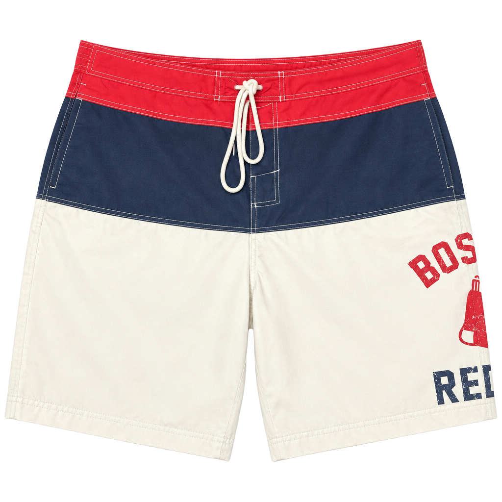 Boston Red Sox Swim Trunks 1