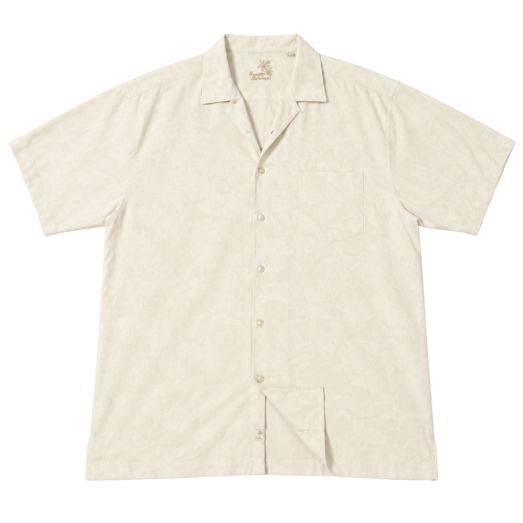 Harbor Luxe Silk Camp Shirt, 1