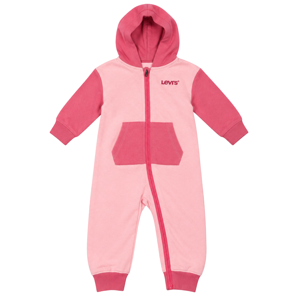Levi's Pink Hoodie Coverall Size 12M 1