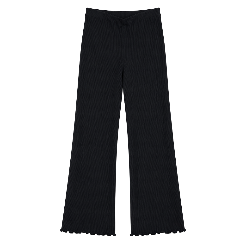 NWT Urban Outfitters Ribbed Pants, Size S Black 1