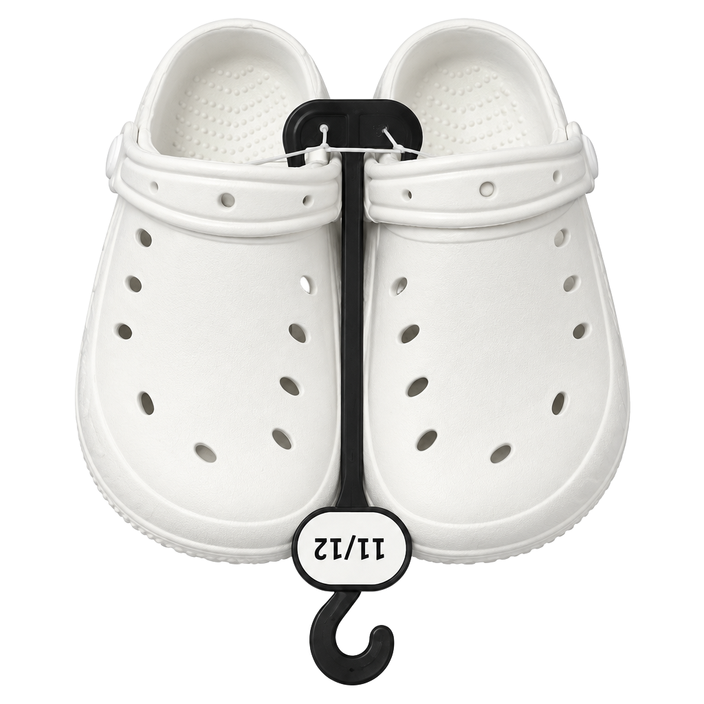mysoft Girls Clog Size 11/12 White 1