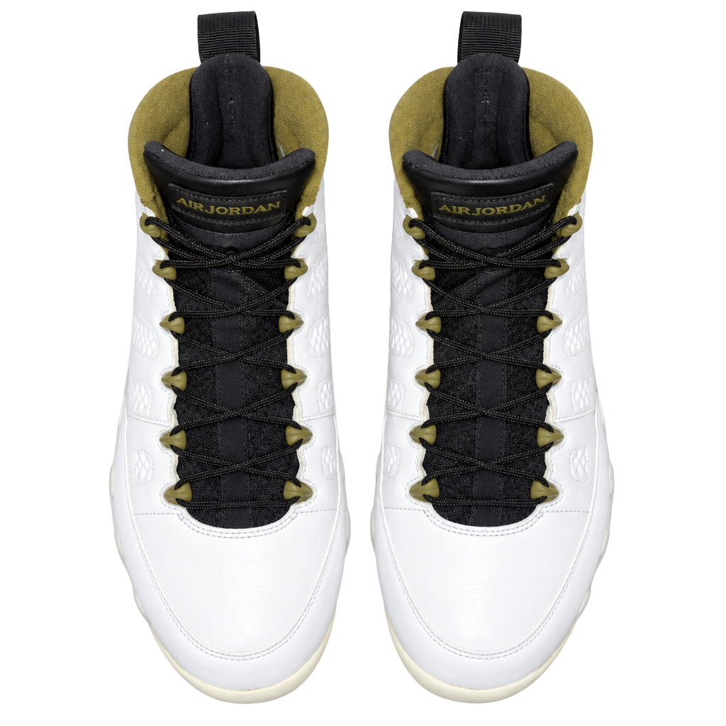 Nike Air Jordan 9 Retro Olive Concord White Black Sneakers 1