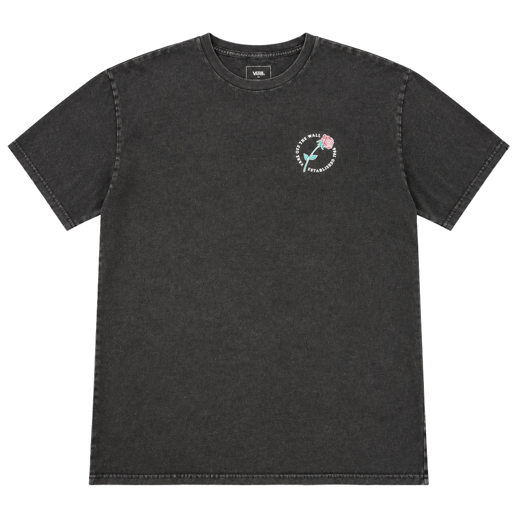Vans Skull Rose T-Shirt X-Large Black Classic Fit 1
