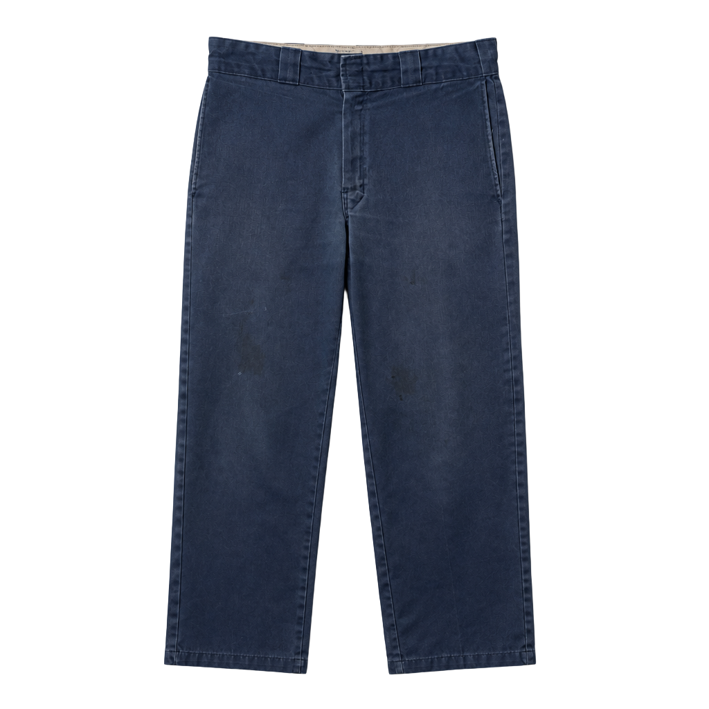 Dickies Work Pants Blue Faded Workwear Trousers 1