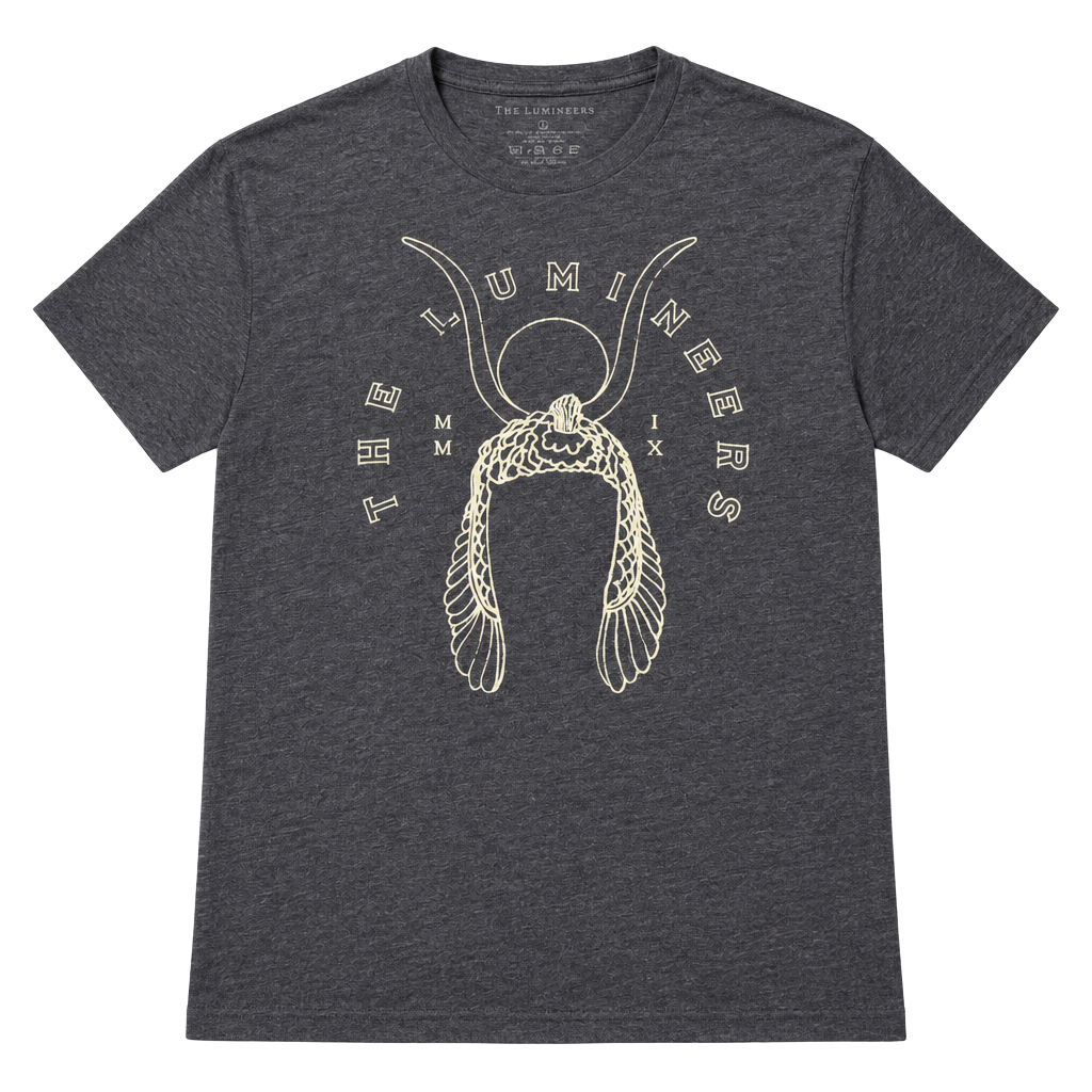 The Lumineers Cleopatra World Tour T-Shirt Size M Gray 1