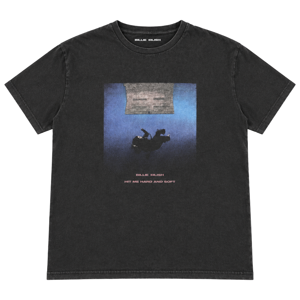 Billie Eilish Hit Me Hard And Soft Tour T-Shirt Size L Black Cotton 1