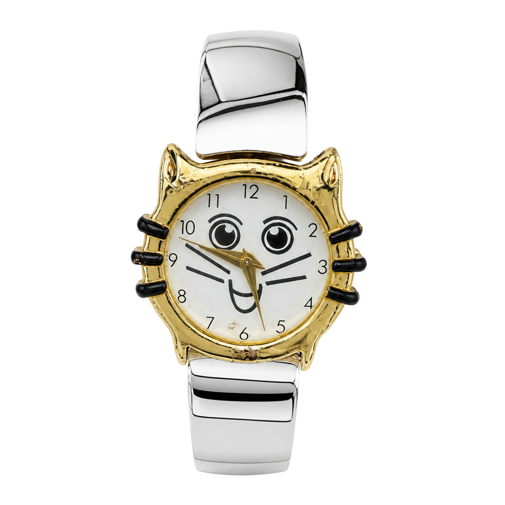 Kristine Cat Face Quartz Bracelet Watch 1