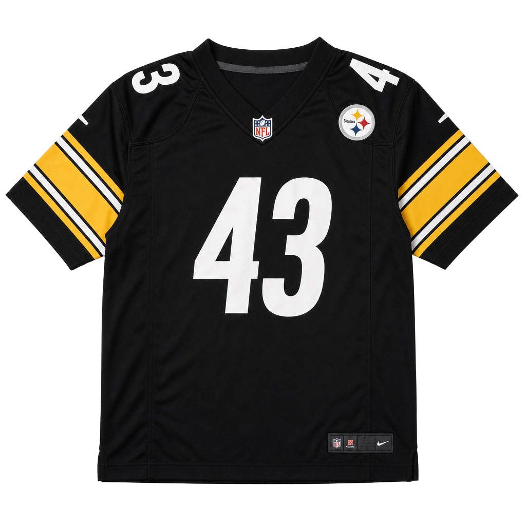 Nike Pittsburgh Steelers Troy Polamalu #43 Youth Game Jersey 1