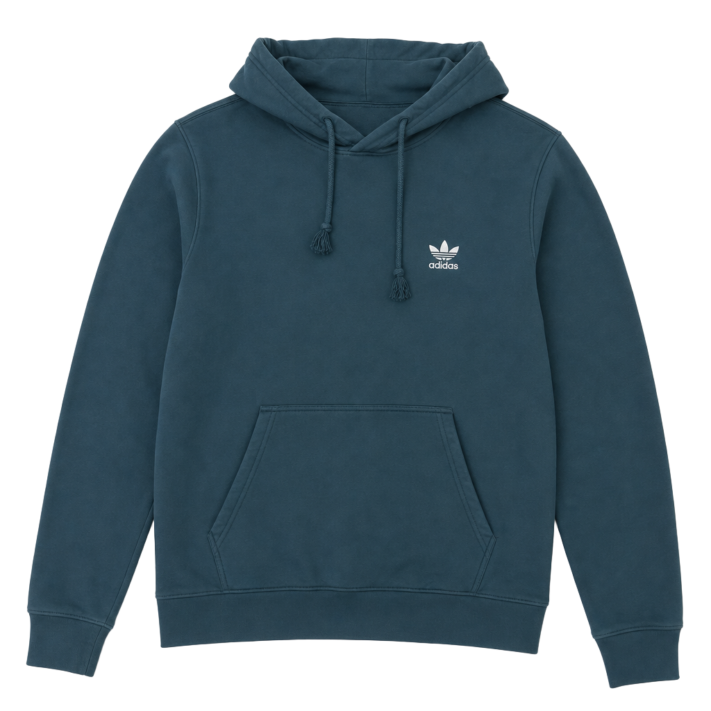 adidas Originals Trefoil Essentials Hoodie in Arctic Night 1