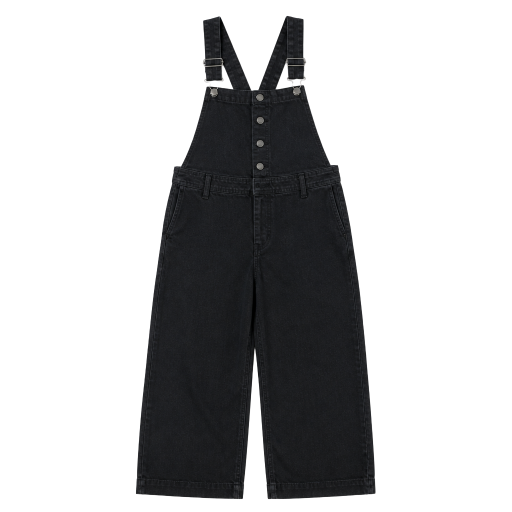 Universal Thread Black Denim Overalls Size 14 1