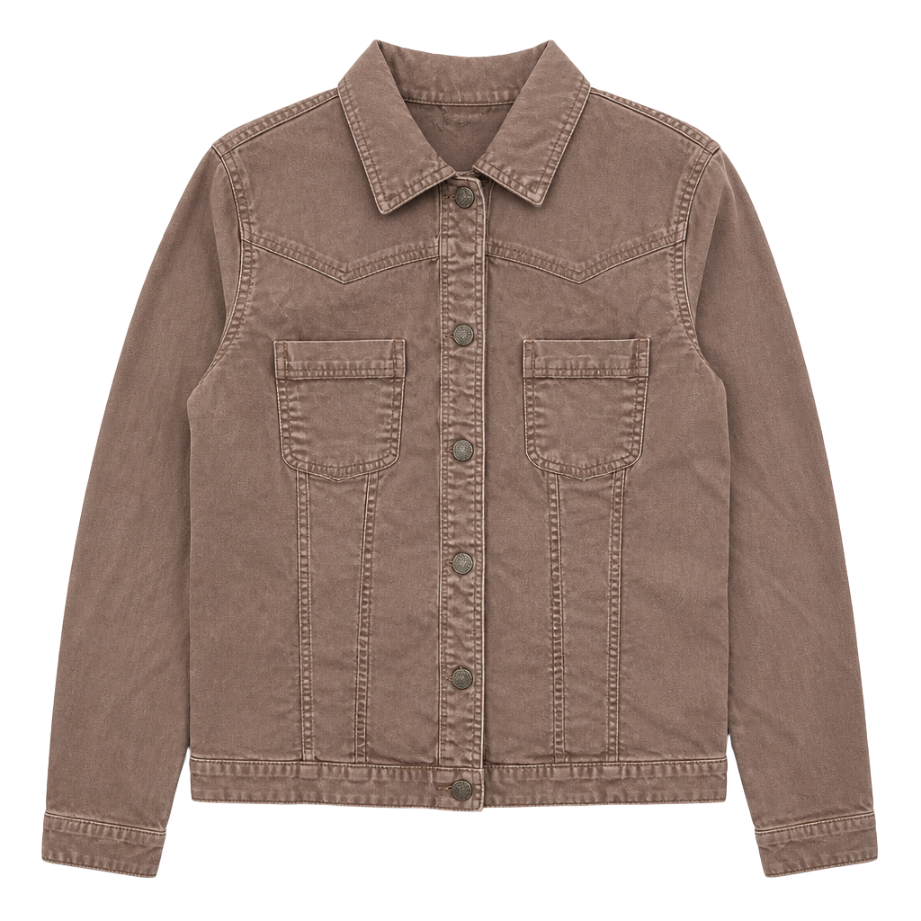 Brown Jean style jacket 1