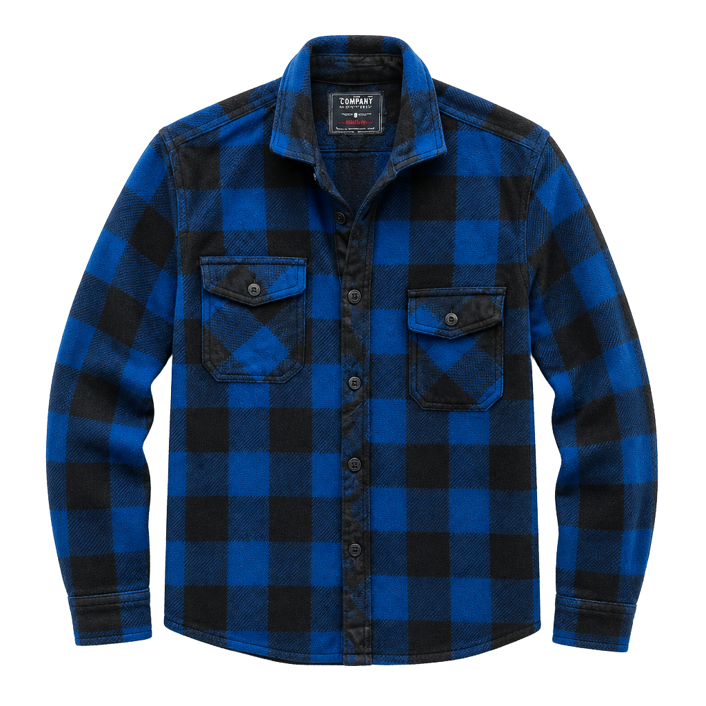 Men’s thick flannel jacket 1