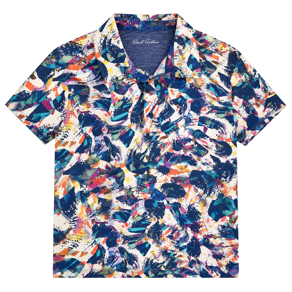 Robert Graham Walsh Shirt 1XL Multi Abstract Print NWT $200+ 1