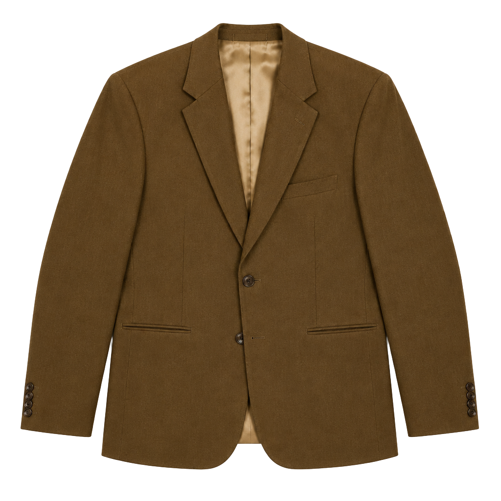 Haspel B1002 Blazer Size 46L Camel Brown 100% Cashmere Sport Coat 1