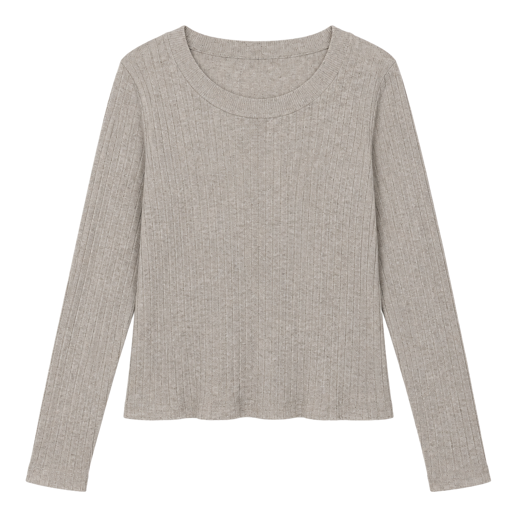 Madewell Donegal Lawson Crop Pullover Sweater Size L Beige Marled Ribbed 1