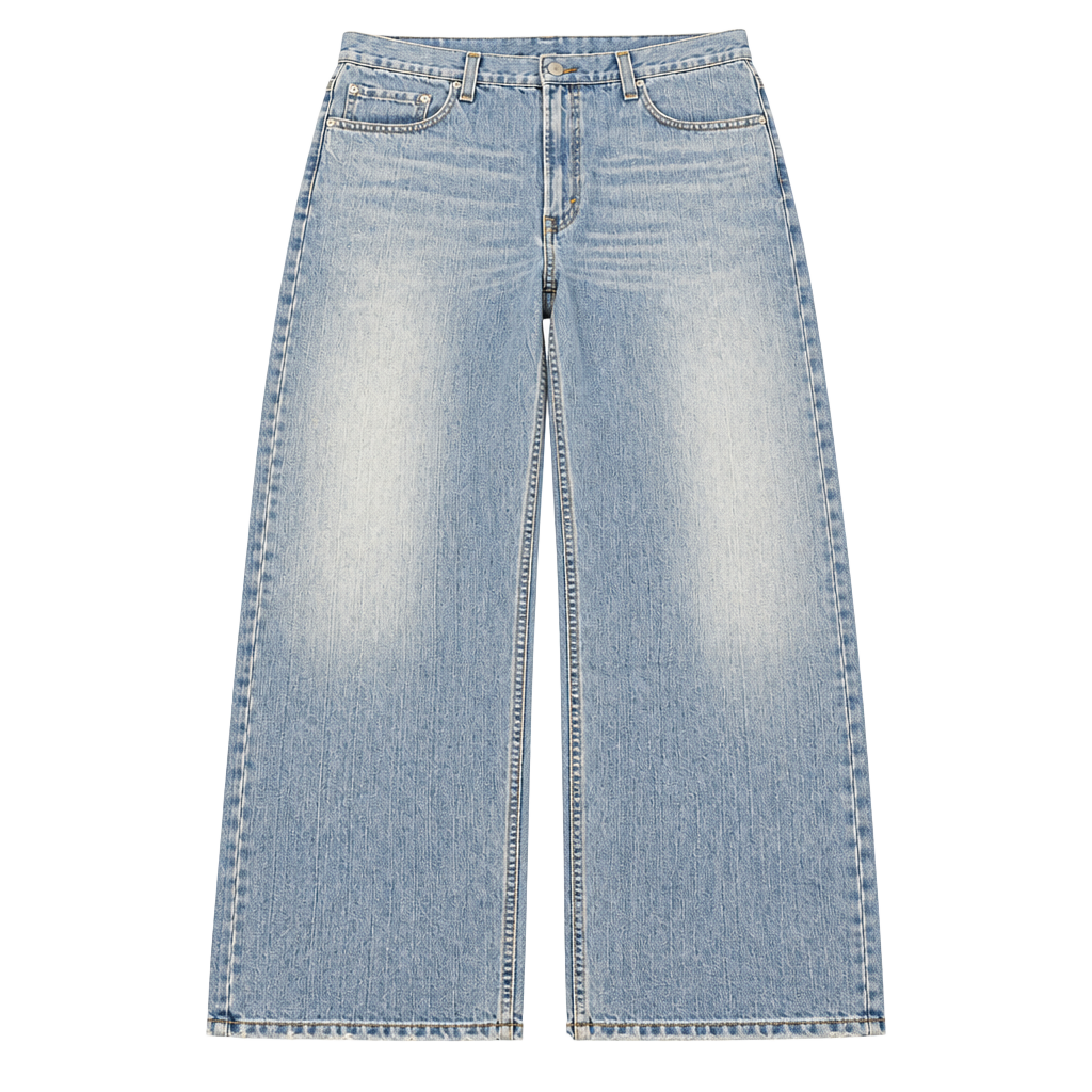Vintage Levi's 569 Loose Straight Light Wash Denim Jeans Size W34 L34 Baggy Y2K 1
