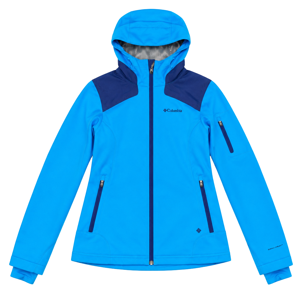 Columbia Omni-Heat Softshell Jacket Size M Blue 1