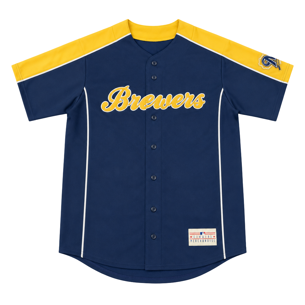 Genuine Merchandise MLB Milwaukee Brewers Corey Hart #1 Jersey Size L 1