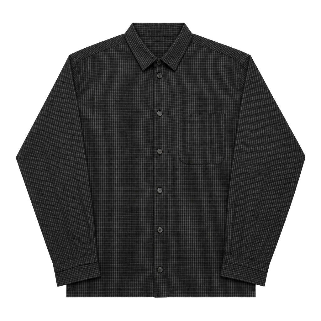 Polo Ralph Lauren Pajama Shirt Size M Black Plaid 1