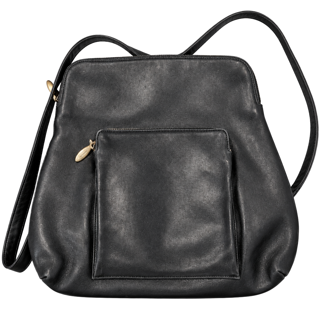 Cole Haan Black Leather Backpack 1