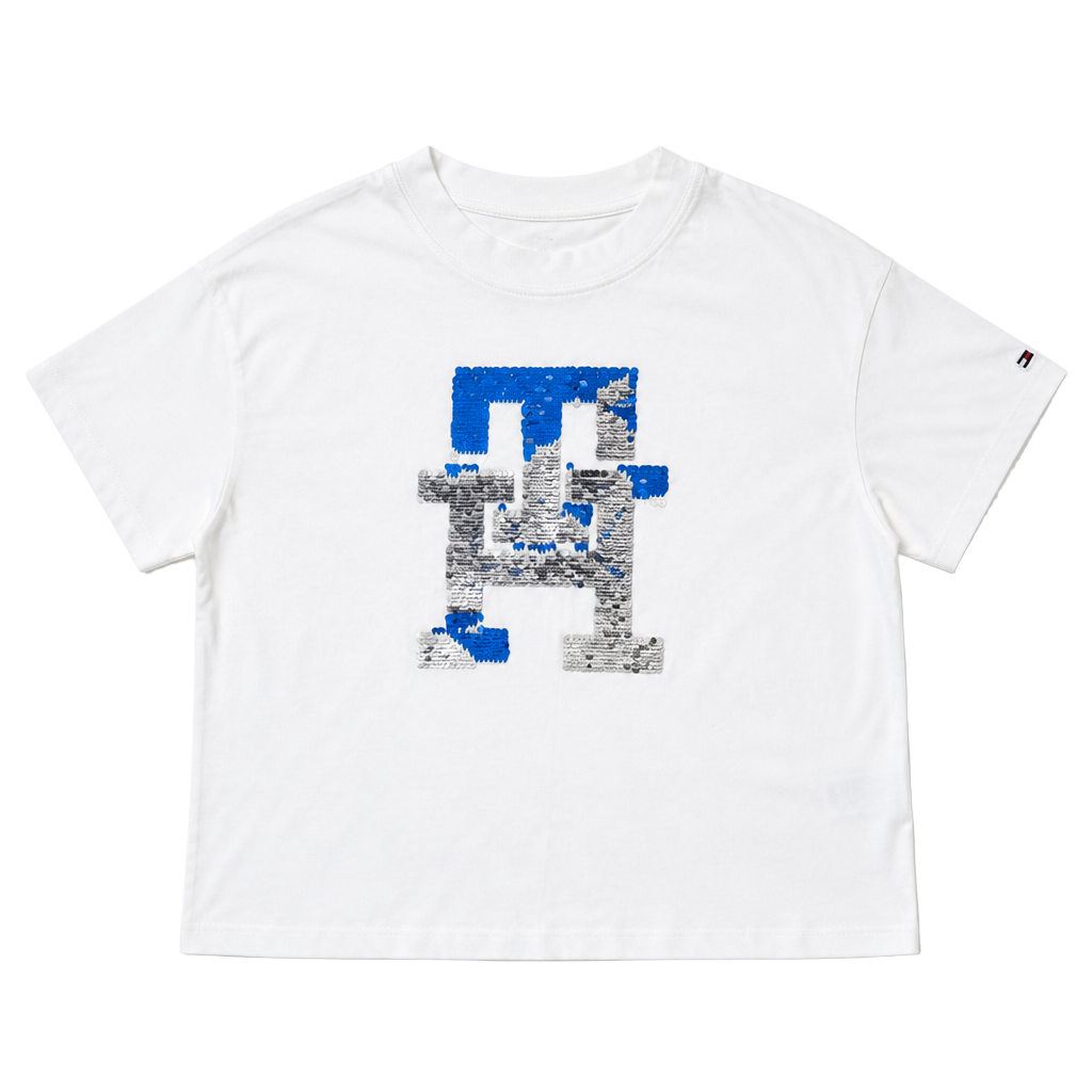 Kids' Flip Sequin Monogram T-Shirt 1