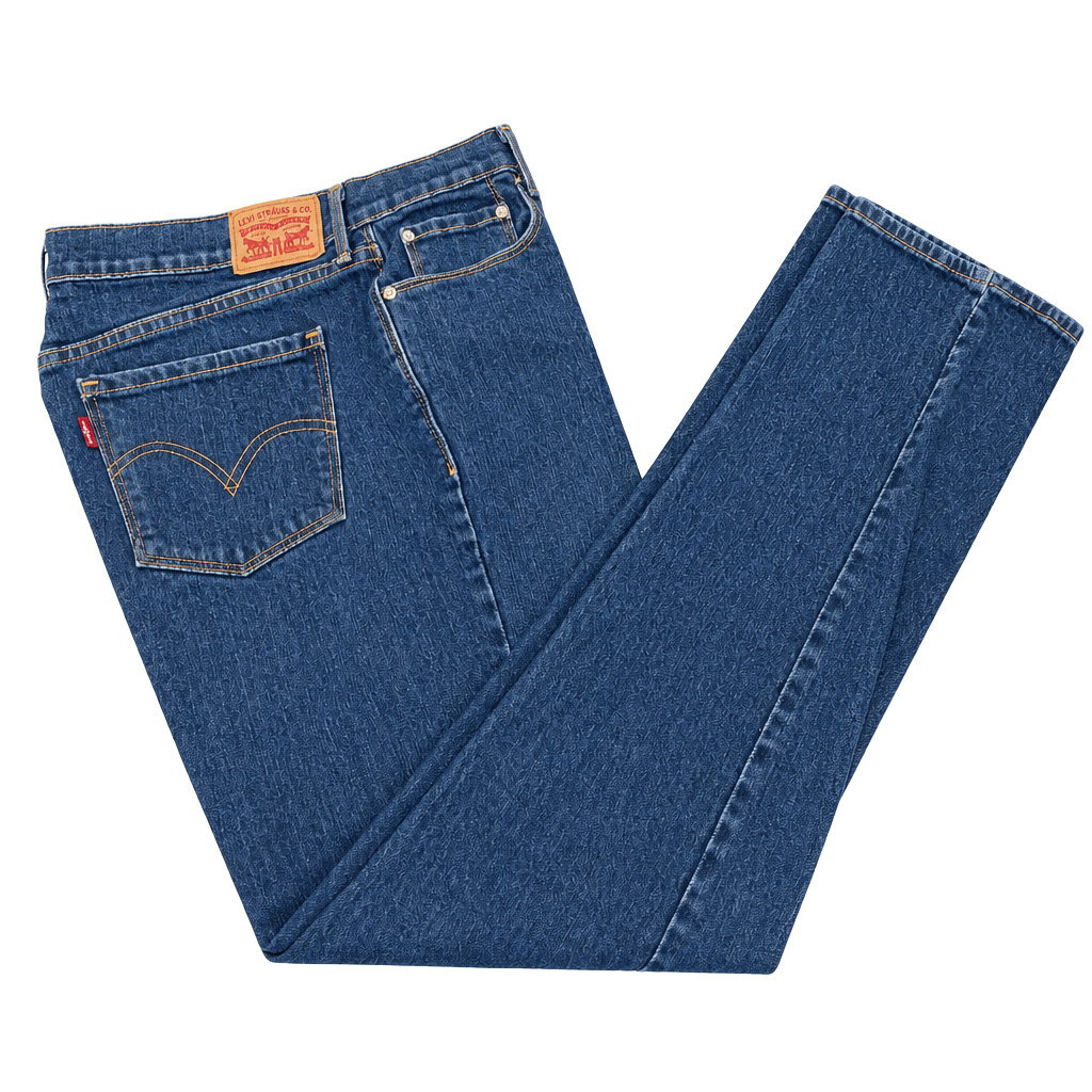Levi's 505 Straight Jeans Size 12 Dark Wash Denim 1