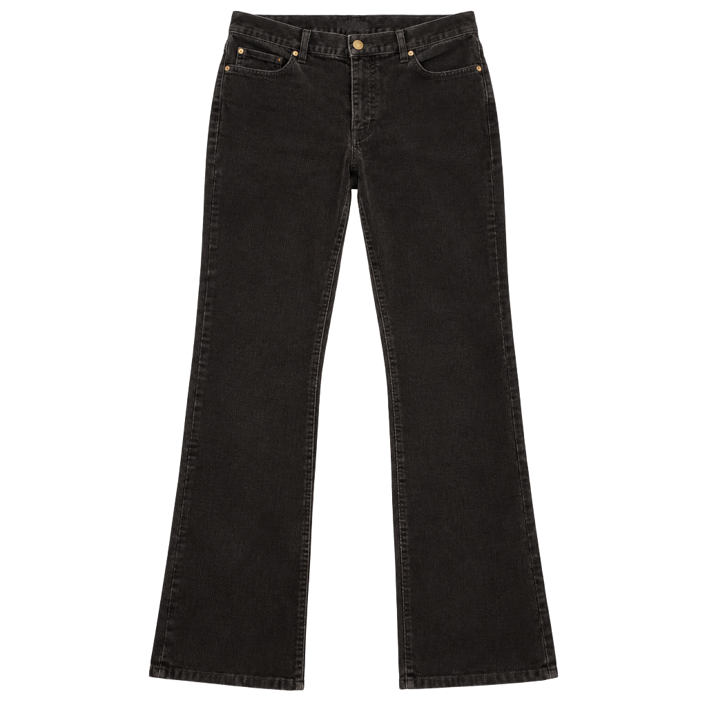 y2k Chaps Women's Chocolate Brown Slim Straight Corduroy Pants - Size 8 1